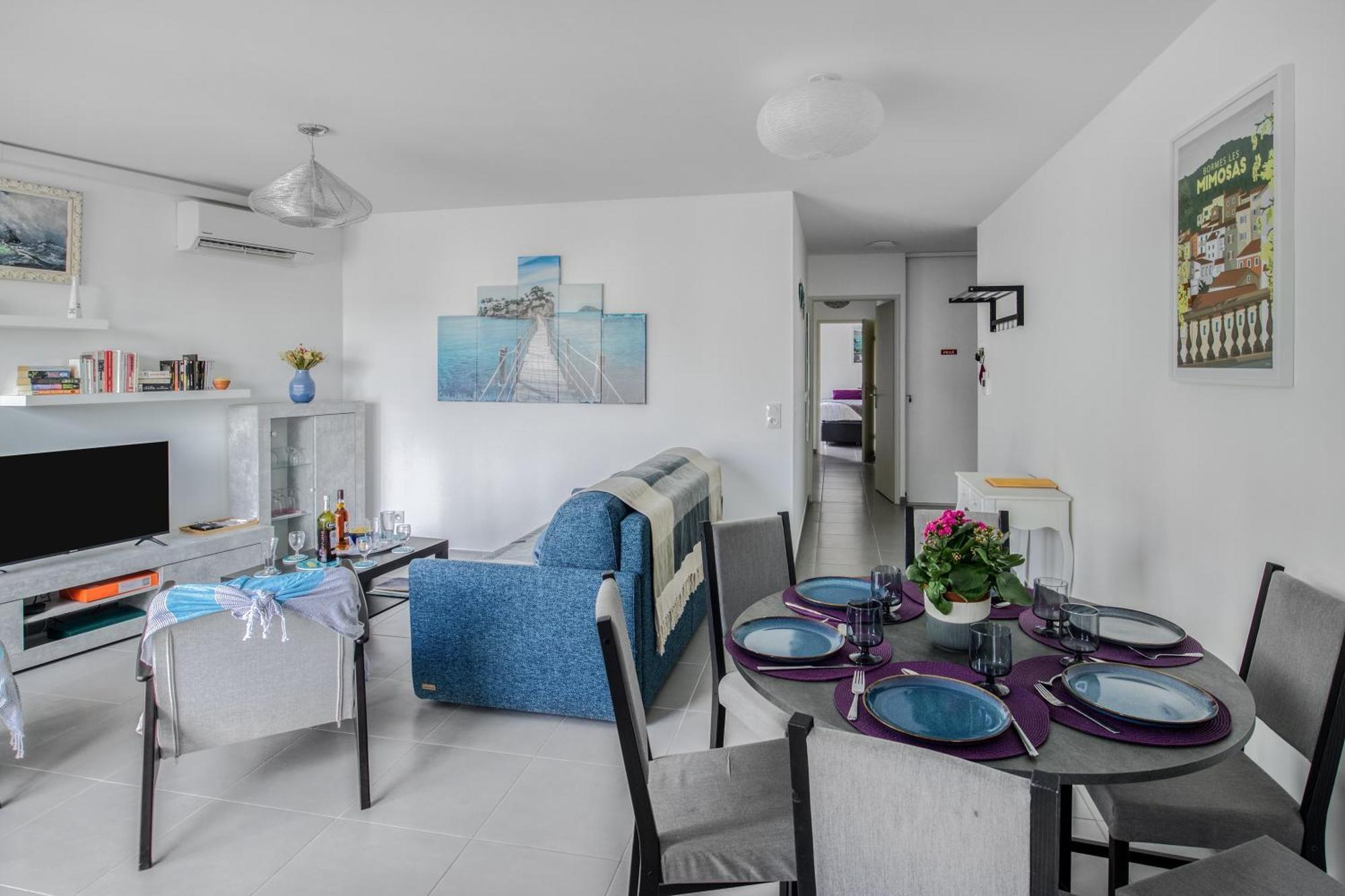 Nouvelle Ere - Appt A Moins D'Un Km De La Plage Le Lavandou Luaran gambar